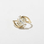 2 CT Round Halo & Pave Lab Grown Diamond Engagement Ring