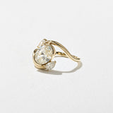2 CT Round Halo & Pave Lab Grown Diamond Engagement Ring