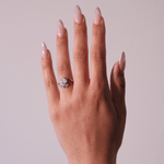 2 CT Round Halo & Pave Lab Grown Diamond Engagement Ring