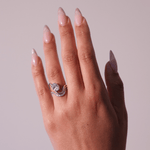 2 CT Round Halo & Pave Lab Grown Diamond Engagement Ring