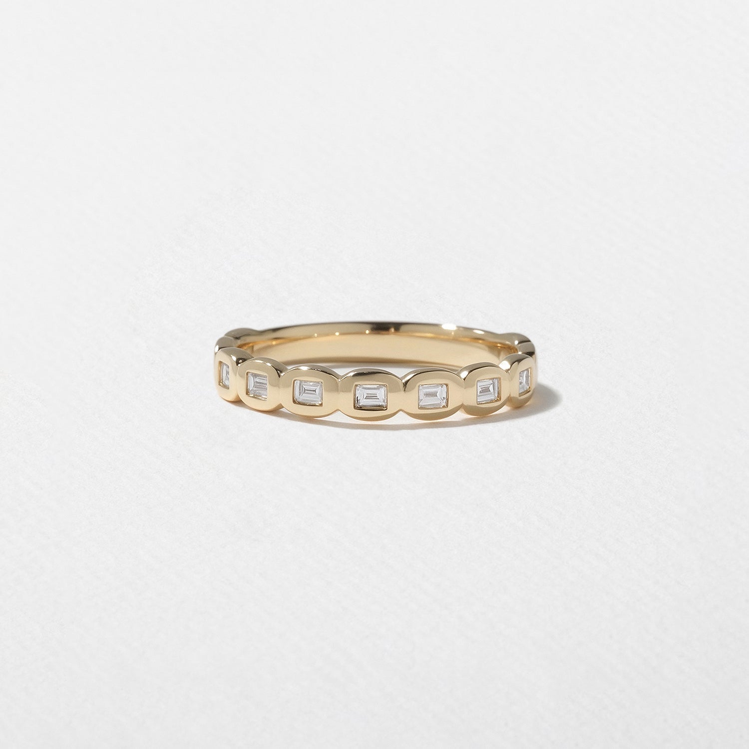 0.3 TCW Round Half Eternity Lab Grown Diamond Wedding Band