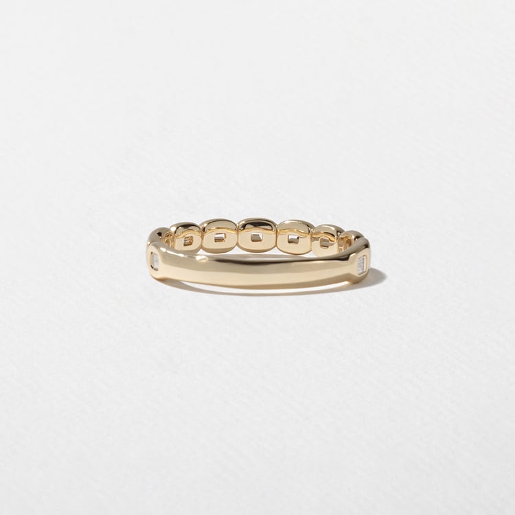 0.3 TCW Round Half Eternity Lab Grown Diamond Wedding Band