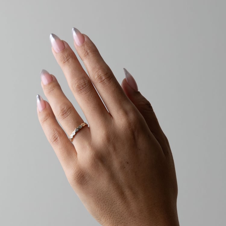 0.3 TCW Round Half Eternity Lab Grown Diamond Wedding Band
