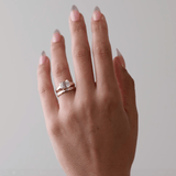 0.3 TCW Round Half Eternity Lab Grown Diamond Wedding Band