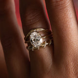 0.3 TCW Round Half Eternity Lab Grown Diamond Wedding Band