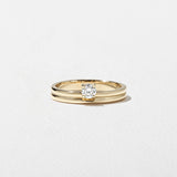 0.3 TCW Round Half Eternity Lab Grown Diamond Wedding Band