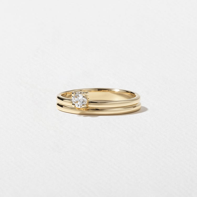 0.3 TCW Round Half Eternity Lab Grown Diamond Wedding Band