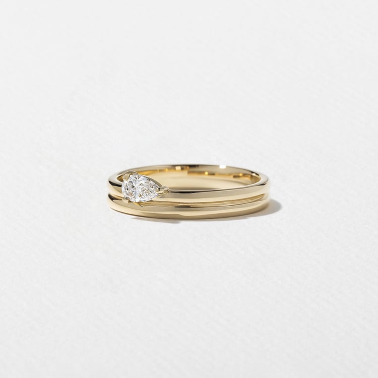 0.3 TCW Round Half Eternity Lab Grown Diamond Wedding Band
