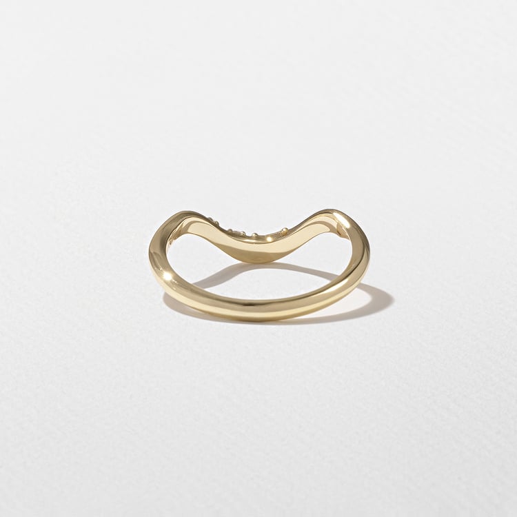 0.3 TCW Round Half Eternity Lab Grown Diamond Wedding Band