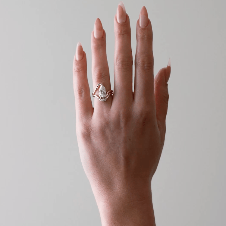 0.3 TCW Round Half Eternity Lab Grown Diamond Wedding Band