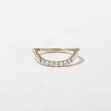 0.3 TCW Round Half Eternity Lab Grown Diamond Wedding Band