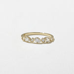 0.3 TCW Round Half Eternity Lab Grown Diamond Wedding Band