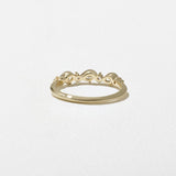 0.3 TCW Round Half Eternity Lab Grown Diamond Wedding Band