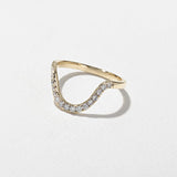 0.3 TCW Round Half Eternity Lab Grown Diamond Wedding Band