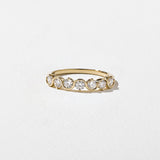 0.3 TCW Round Half Eternity Lab Grown Diamond Wedding Band