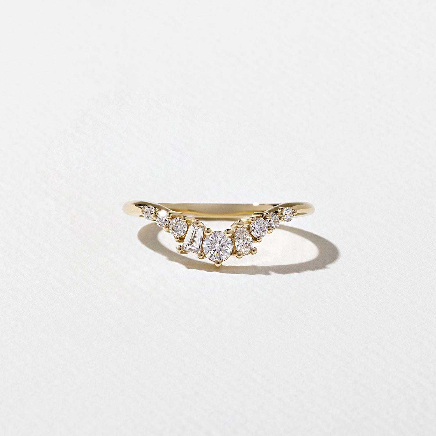 0.3 TCW Round Half Eternity Lab Grown Diamond Wedding Band