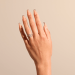 0.3 TCW Round Half Eternity Lab Grown Diamond Wedding Band