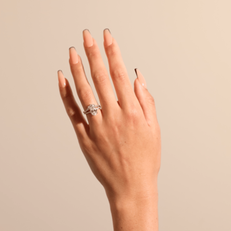 0.3 TCW Round Half Eternity Lab Grown Diamond Wedding Band