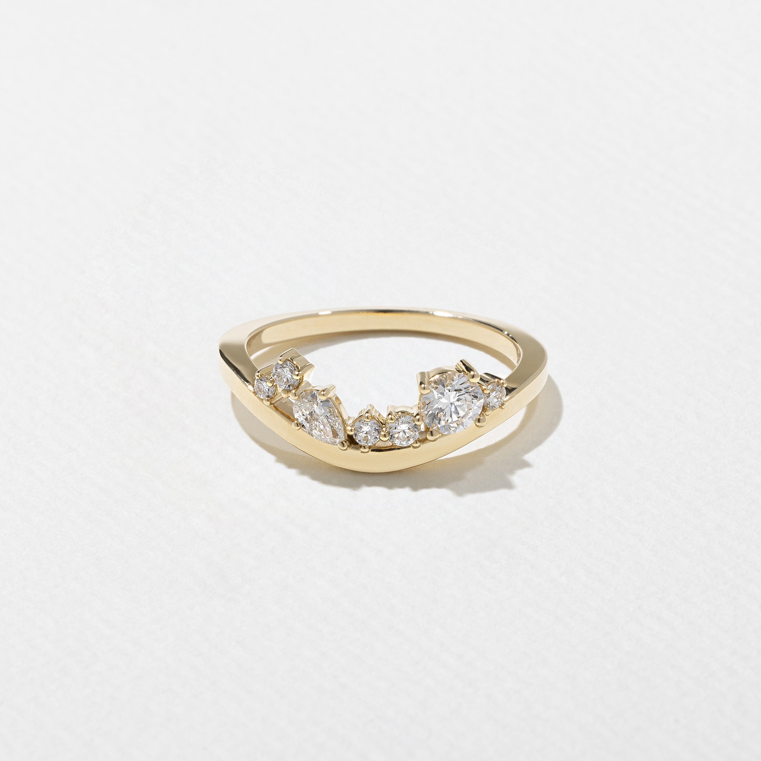 0.3 TCW Round Half Eternity Lab Grown Diamond Wedding Band