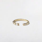 0.3 TCW Round Half Eternity Lab Grown Diamond Wedding Band