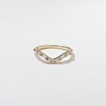 0.3 TCW Round Half Eternity Lab Grown Diamond Wedding Band