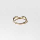0.3 TCW Round Half Eternity Lab Grown Diamond Wedding Band