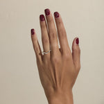 0.3 TCW Round Half Eternity Lab Grown Diamond Wedding Band