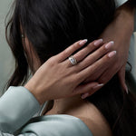 0.3 TCW Round Half Eternity Lab Grown Diamond Wedding Band