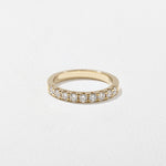 0.3 TCW Round Half Eternity Lab Grown Diamond Wedding Band