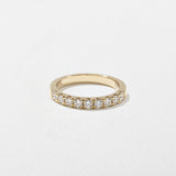 0.3 TCW Round Half Eternity Lab Grown Diamond Wedding Band