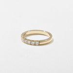 0.3 TCW Round Half Eternity Lab Grown Diamond Wedding Band