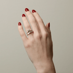 0.3 TCW Round Half Eternity Lab Grown Diamond Wedding Band