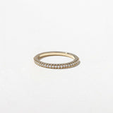 0.3 TCW Round Half Eternity Lab Grown Diamond Wedding Band