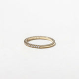 0.3 TCW Round Half Eternity Lab Grown Diamond Wedding Band