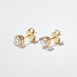 2 CT Round Halo & Pave Lab Grown Diamond Earring