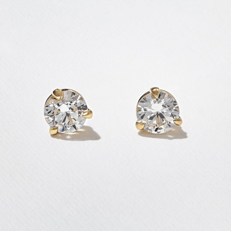 2 CT Round Halo & Pave Lab Grown Diamond Earring