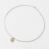 1.0 CT Pear Bezel Solitaire Lab Grown Diamond Necklace