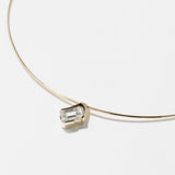 1.0 CT Pear Bezel Solitaire Lab Grown Diamond Necklace