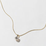 1.0 CT Pear Bezel Solitaire Lab Grown Diamond Necklace