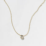 1.0 CT Pear Bezel Solitaire Lab Grown Diamond Necklace