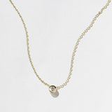 1.0 CT Pear Bezel Solitaire Lab Grown Diamond Necklace