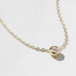 1.0 CT Pear Bezel Solitaire Lab Grown Diamond Necklace
