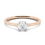 1.02 CT Round Solitaire CVD F/VS2 Diamond Engagement Ring 7