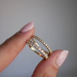 0.23 CT Round Half Eternity Lab Grown Diamond Wedding Band