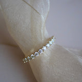 0.23 CT Round Half Eternity Lab Grown Diamond Wedding Band