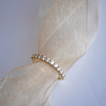 0.23 CT Round Half Eternity Lab Grown Diamond Wedding Band