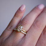 0.23 CT Round Half Eternity Lab Grown Diamond Wedding Band