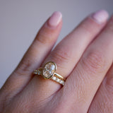0.23 CT Round Half Eternity Lab Grown Diamond Wedding Band