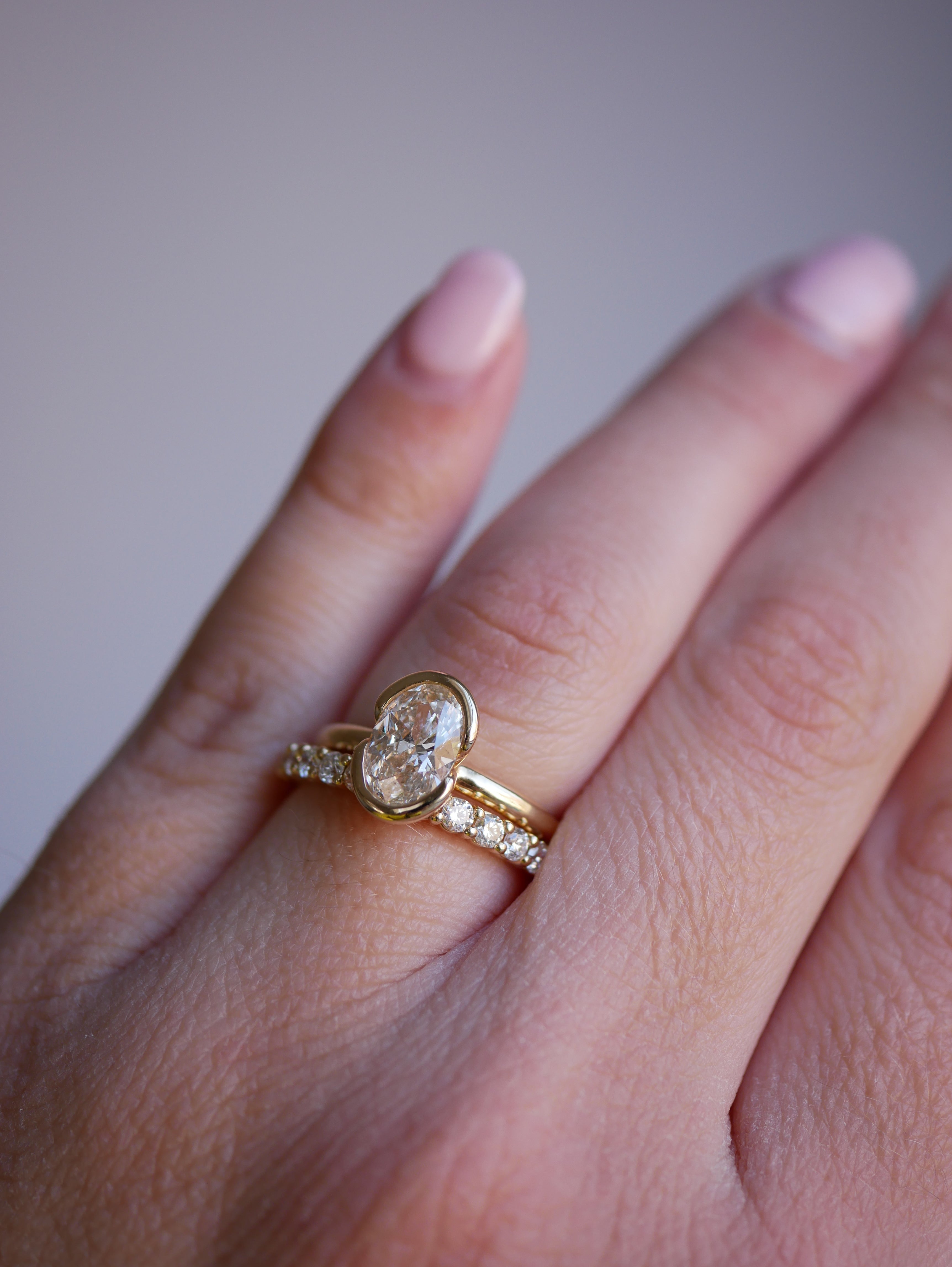 0.23 CT Round Half Eternity Lab Grown Diamond Wedding Band