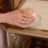 0.23 CT Round Half Eternity Lab Grown Diamond Wedding Band